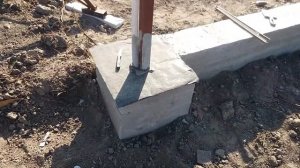 Забор . Декоративный блок.Установка блока.столб. Как мы строим.