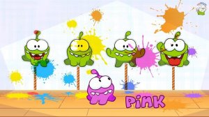 Learn Colors With Om Nom Faces | Om Nom Colors For Kids | Learn English With Om Nom