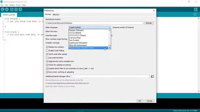 Cambiando el lenguaje de Arduino IDE a Español смотреть онлайн