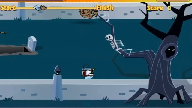 Scooby Doo - 1000 Graveyard Dash - Scooby Doo Games смотреть онлайн