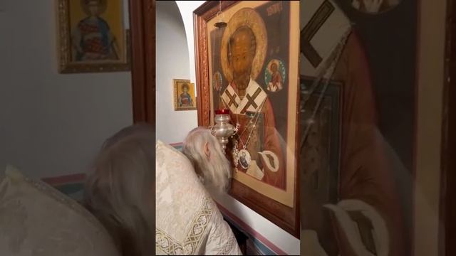 Схиархимандрит Илий. Литургия над мощами святителя Николая. смотреть онлайн