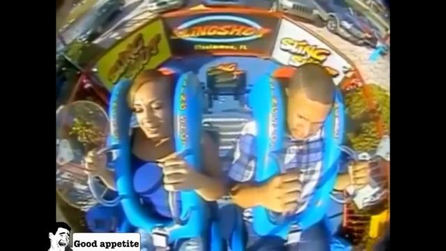 10 FUNNY REACTIONS OF PEOPLE SCREAMING AND PASSING OUT ON SLINGSHOT!!