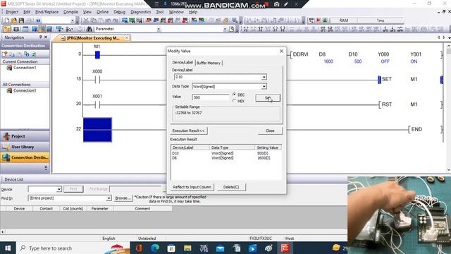 TUTORIAL PLC FX3U 14MT LOLETTE PLC PART 7 PULSE TRAIN OUTPUT TO CONTROL MOTOR STEPPER смотреть онлайн