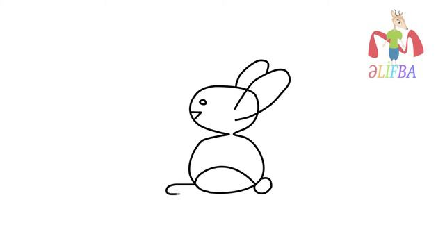 Как из цифры 3 нарисовать ЗАЙЦА? смотреть онлайн