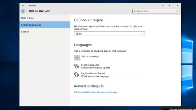 How To Change Language In Windows 10 Operating System смотреть онлайн