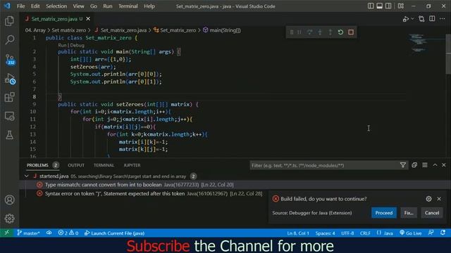 Build faild | Debugger | for java extension | debugging error | solved смотреть онлайн