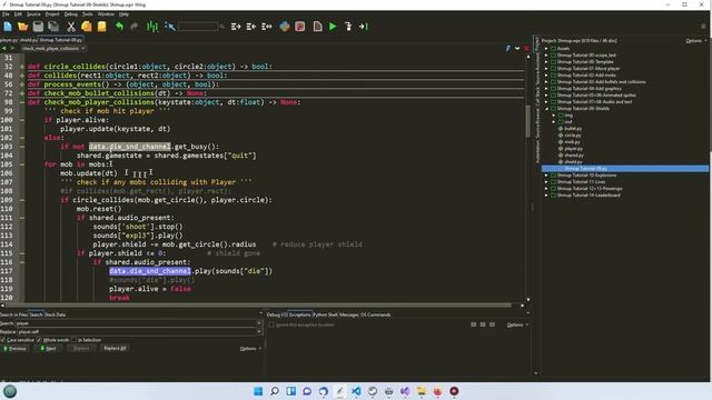 07-Pygame, Love2D and Monogame Comparison - Pygame - Shields and Controlling Sound effects смотреть онлайн