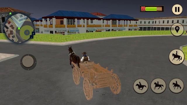Horse Taxi City Transport Horse Riding Games Android Gameplay смотреть онлайн
