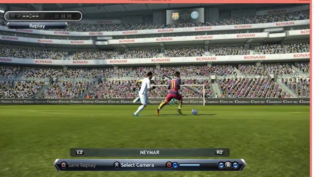 my Neymar goal [PES 13 keyboard player, patch 2015/16] смотреть онлайн