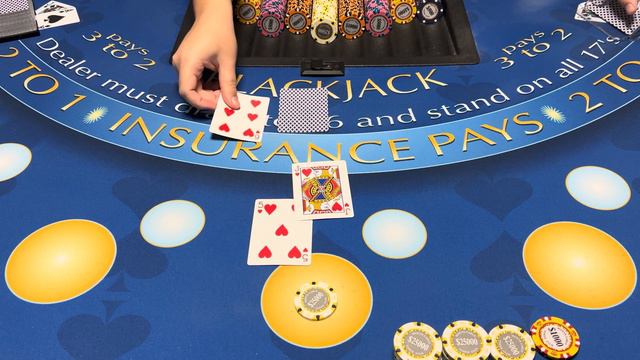 Blackjack | $300,000 Buy In | HIGH ROLLER SESSION! LUCKY 5 CARD 21 & KNOWING WHEN TO LEAVE TABLE! смотреть онлайн