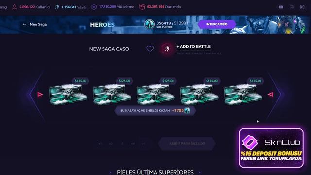 SİTENİN EN İYİ KASASINI BULDUM ! 😋 | SKINCLUB PROMO CODE ! SKINCLUB KASA AÇILIMI ! skinclub смотреть онлайн