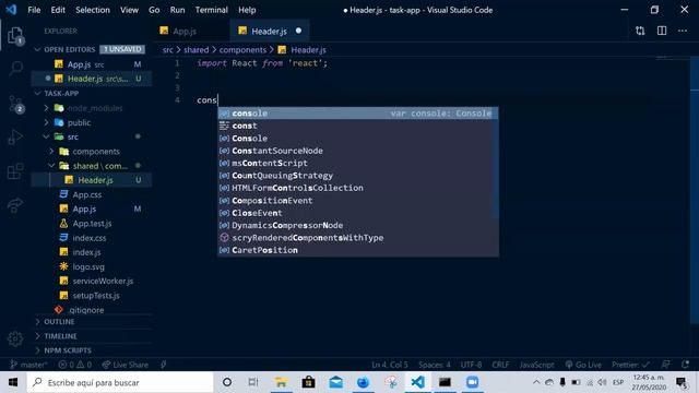 Aplicación de tareas con React - Primera Parte смотреть онлайн
