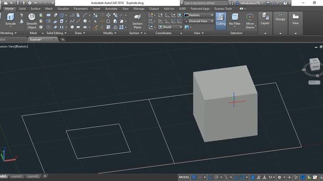 Explode command in Autocad смотреть онлайн
