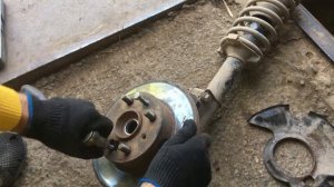 Как снять тормозной диск на лифан смайли