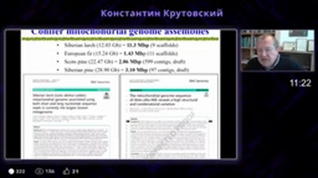 День 2: Школа молодых учёных ИБГ РАН смотреть онлайн