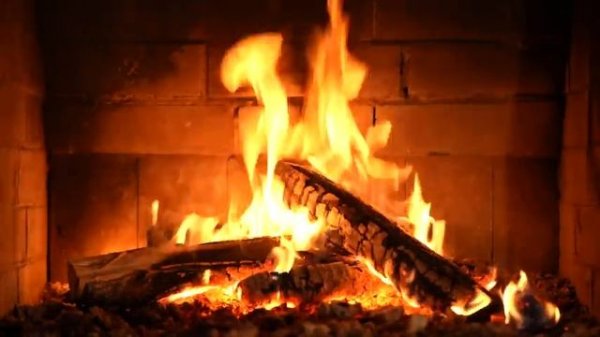 ? Christmas Fireplace 4K (10 HOURS). Fireplace (NO Music). Fireplace with Burning Logs & Fire Sound