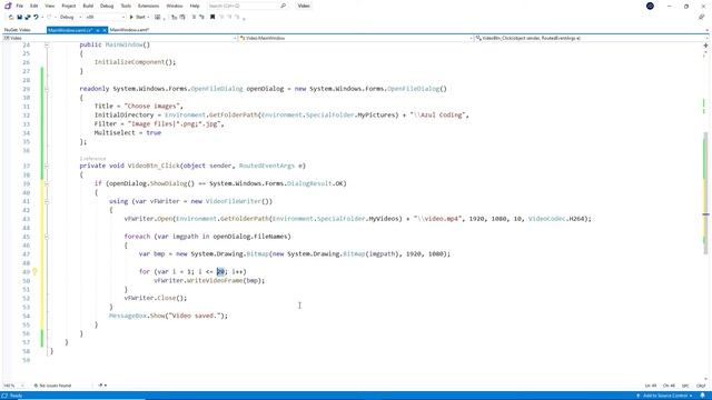 WPF C#/VB - Making a Slideshow Video from a Set of Images смотреть онлайн