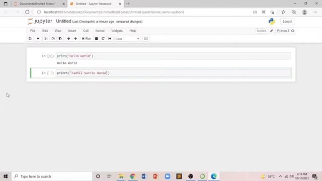 Menjalankan Program Python di Google Colab & Jupyter Notebook смотреть онлайн