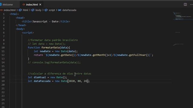 Datas no Javascript, exemplos práticos que podem ser aplicados no dia a dia смотреть онлайн