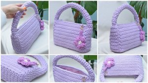Простая Трендовая сумочка Вязание для начинающих