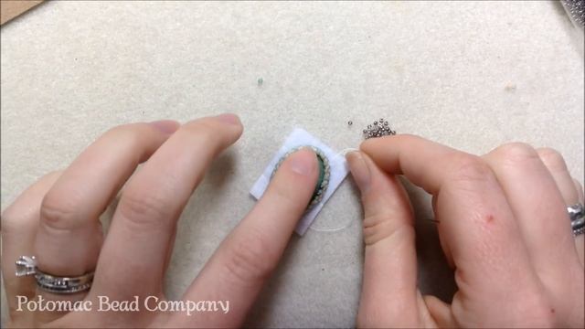 Intro to Bead Embroidery- DIY Jewelry Making Tutorial by PotomacBeads смотреть онлайн