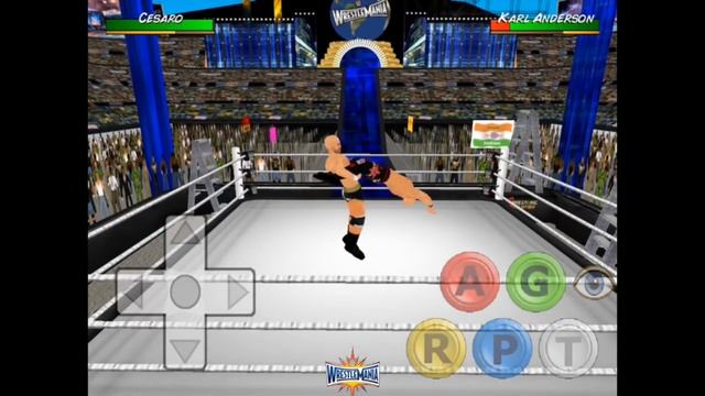 Fatal 4 Way Ladder Match at WM 33 - Wrestling Revolution 3D смотреть онлайн