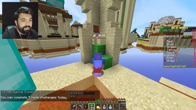 BU KADARI HİLE GİBİ! Minecraft: BED WARS смотреть онлайн
