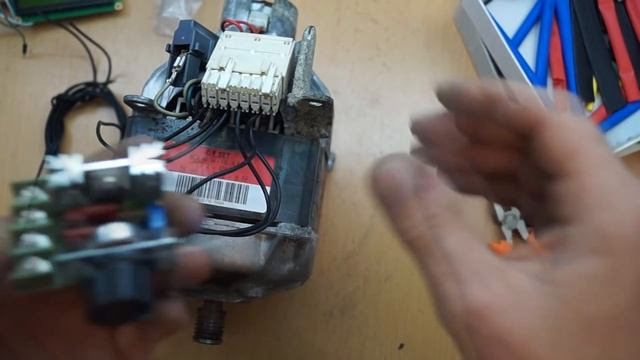 Запуск двигателя от стиральной машины. смотреть онлайн