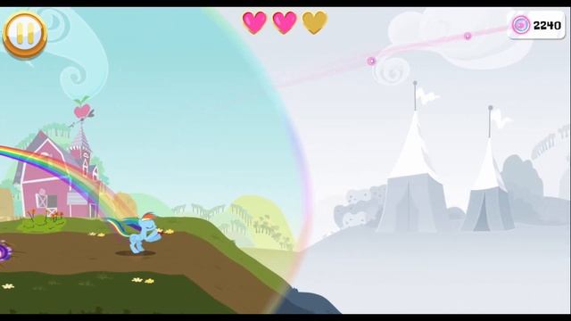 Игра My Little Pony Rainbow Runners. Мой маленький пони Радужные гонки. Часть 1. смотреть онлайн