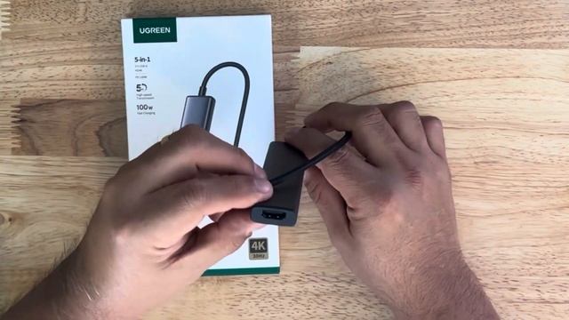 UGREEN Revodok 5-in-1 USB-C Hub with 4K HDMI, 100W Power Delivery Unboxing смотреть онлайн