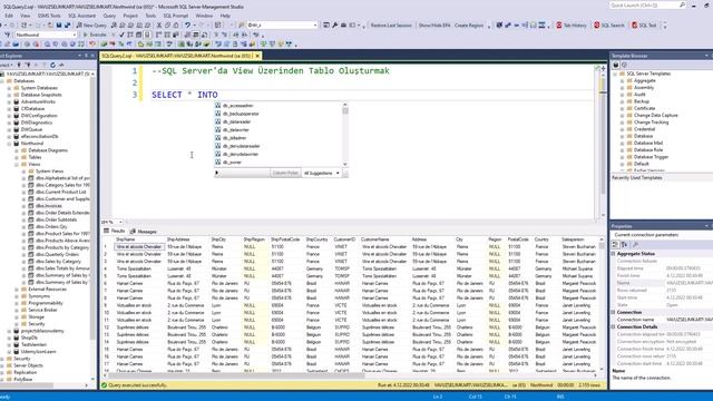 SQL Server'da View Üzerinden Tablo Oluşturmak смотреть онлайн