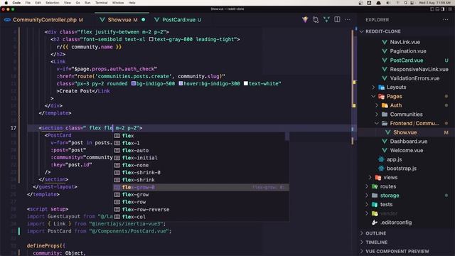 14 Add Pagination to Posts - Reddit Clone with Laravel and VueJS - Laravel VueJS Tutorial смотреть онлайн