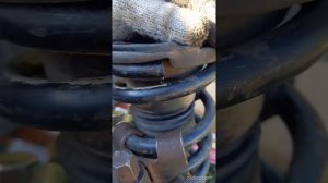 Замена переднего правого амортизатора мазда 6 gh#замена передней пружины#замена отбойника переднего