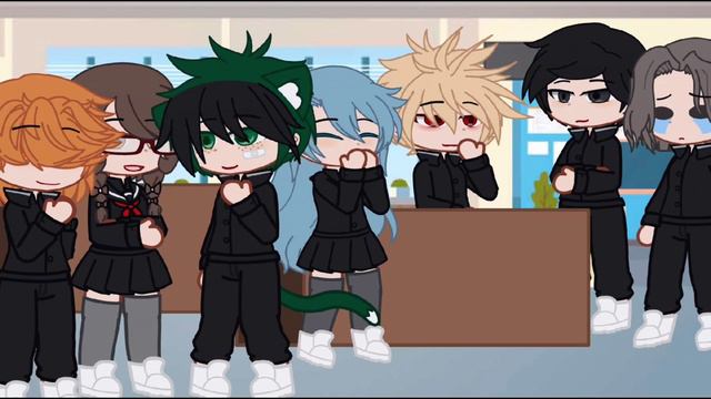 изуку средней школы превратился в кота //бакудеку//•//часть 1/??//