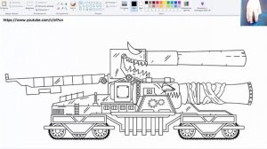 Как Нарисовать Танк МЕГА ГИБРИД  ДОРА+ДОРА+ДОРА  -Мультик про танки