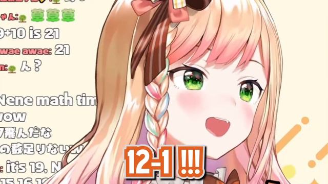 Нене - математический гений【Hololive/Ru sub】 смотреть онлайн