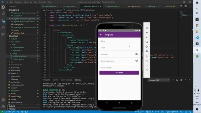 React Native Tutorial #3 - Login and register pages with components 2/2 смотреть онлайн