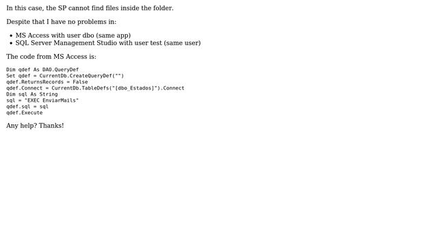 Databases: EXEC xp_dirtree смотреть онлайн