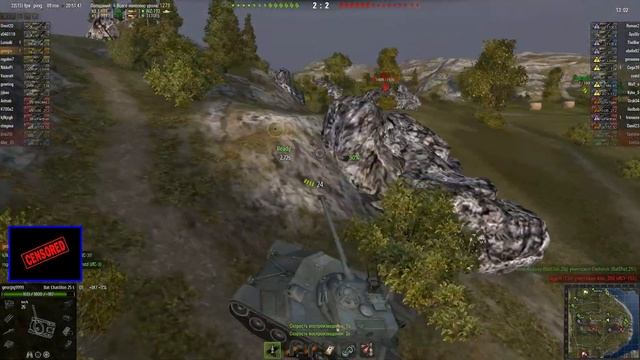 "Герой дня №2" - IS-2, Bat Chatillon 25 t. смотреть онлайн
