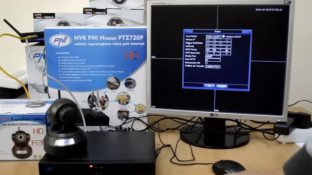 Camera cu IP PNI IP720P cu fir,wireless, inregistrare pe card HD 720P смотреть онлайн