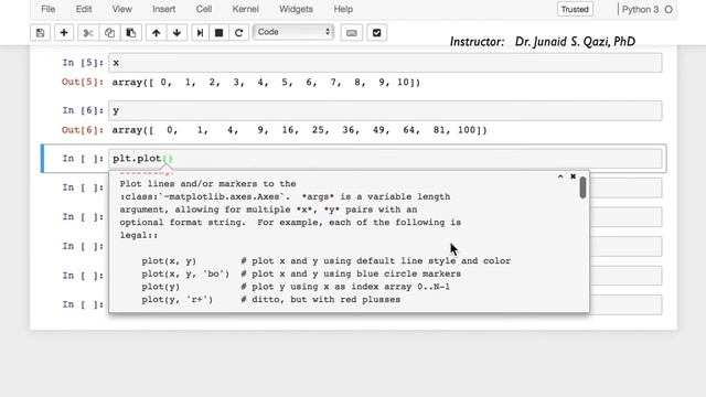 Lecture_33: Matplotlib for Data Visualizations -- Basic Plotting смотреть онлайн