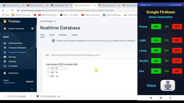 How to make IOT and Manual Switch Control Home Appliances using Firebase Server | Home Automation смотреть онлайн