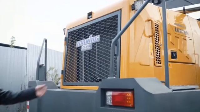 Фронтальный погрузчик Lonking LG876N смотреть онлайн