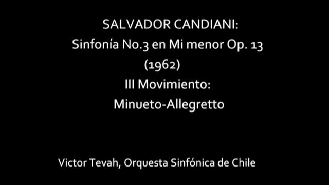 SALVADOR CANDIANI: Sinfonía No.3 (3/4): Danza Tradicional смотреть онлайн
