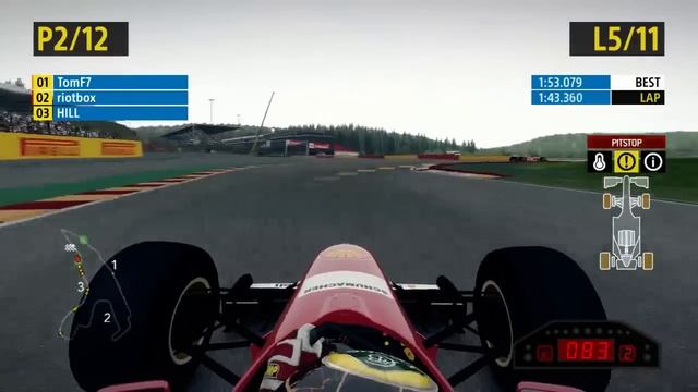 F1 2013 Classic CO OP Career Walkthrough Ferrari F310 - Part 4 - Belgium [PC Gameplay] смотреть онлайн