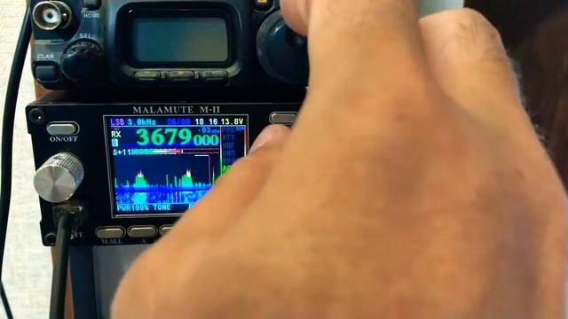 Трансивер Malamute M2 работа на полноразмерную антенну треугольник 80-10м сторона 28м. смотреть онлайн