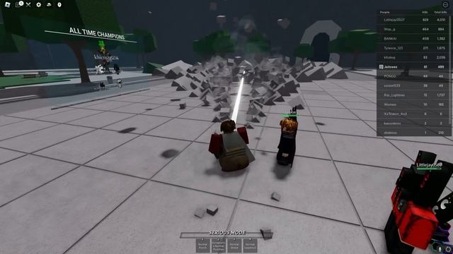 i Pretended to be AFK with DEATH COUNTER in The Strongest Battlegrounds смотреть онлайн