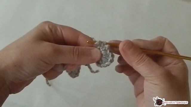 Вязаная веточка крючком смотреть онлайн