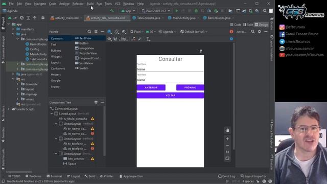Criando uma agenda no Android Studio #P10 - Gerando APK [Curso de Android Studio] - Aula 31 смотреть онлайн