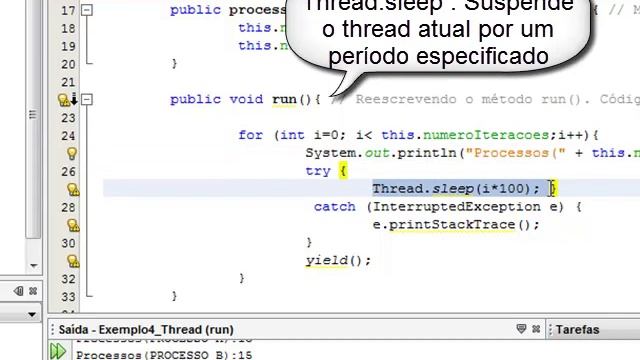 Thread.sleep - Exemplo4 смотреть онлайн